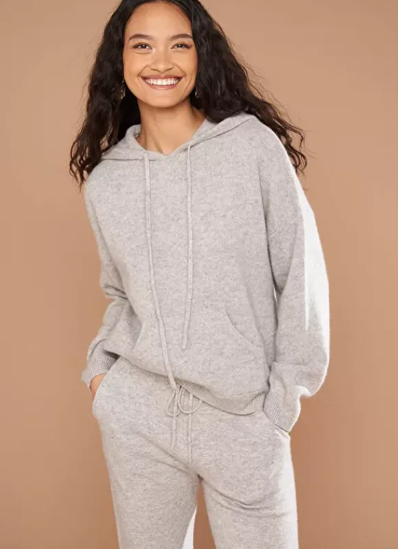 Pull A Capuche En Cachemire Epais Perle Chine Mabebe Sud Express