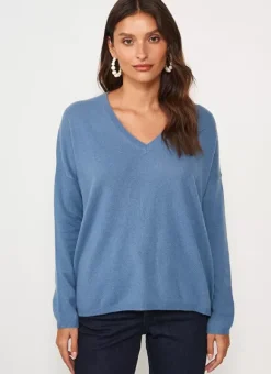 Pull Au Volume Oversize Et A Manches Longues Pres Du Corps Denim Monjoe Sud Express