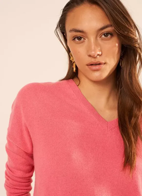 Pull Au Volume Oversize Et A Manches Longues Pres Du Corps Lipstick Monjoe Sud Express