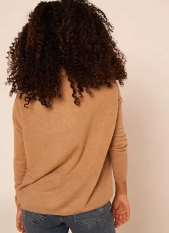 Pull Au Volume Oversize Et A Manches Longues Pres Du Corps Camel Monjoe Sud Express