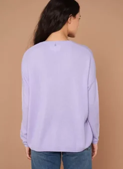 Pull Au Volume Oversize Et A Manches Longues Pres Du Corps Lavande Monjoe Sud Express