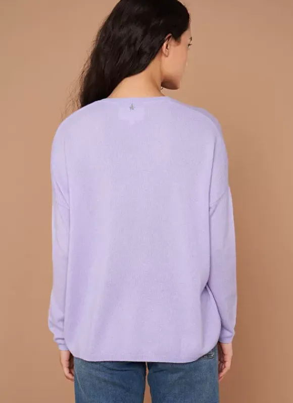 Pull Au Volume Oversize Et A Manches Longues Pres Du Corps Lavande Monjoe Sud Express