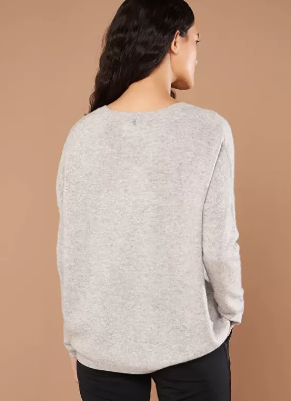 Pull Au Volume Oversize Et A Manches Longues Pres Du Corps Perle Chine Monjoe Sud Express