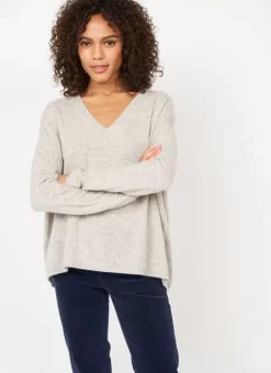 Pull Au Volume Oversize Et A Manches Longues Pres Du Corps Perle Chine Monjoe Sud Express