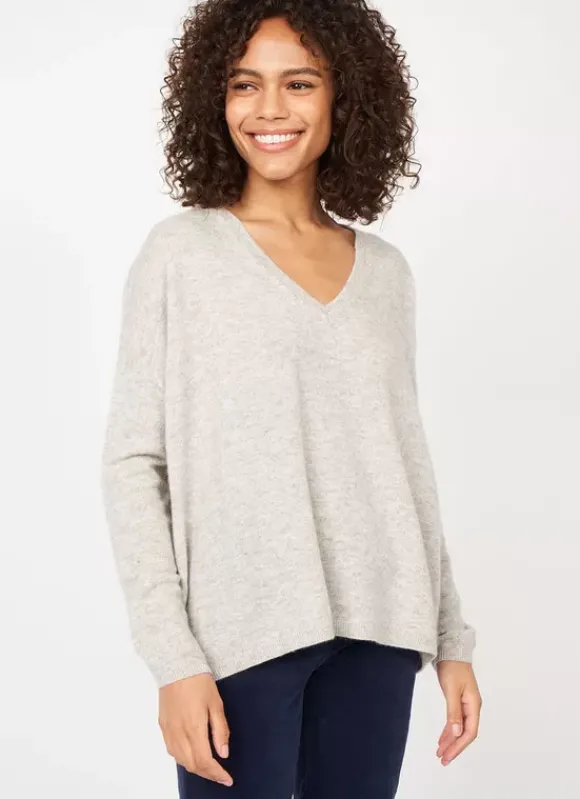 Pull Au Volume Oversize Et A Manches Longues Pres Du Corps Perle Chine Monjoe Sud Express