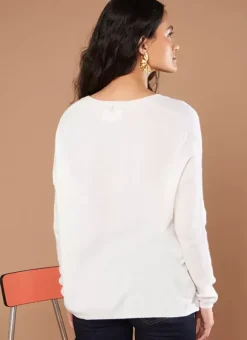 Pull Au Volume Oversize Et A Manches Longues Pres Du Corps Milk Monjoe Sud Express