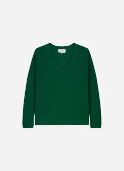 Pull Au Volume Oversize Et A Manches Longues Pres Du Corps Green Monjoe Sud Express