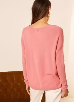 Pull Au Volume Oversize Et A Manches Longues Pres Du Corps Blush Monjoe Sud Express