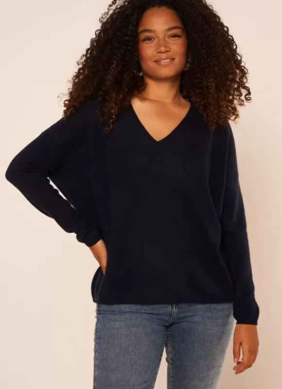 Pull Au Volume Oversize Et A Manches Longues Pres Du Corps Marine Monjoe Sud Express