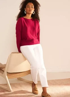 Pull Col Bateau A Manches Longues Framboise Macarena Sud Express