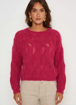Pull Col Bateau Framboise Mantiby Sud Express
