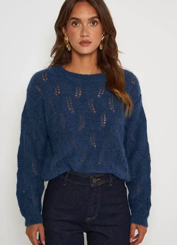 Pull Col Bateau Indigo Mantiby Sud Express
