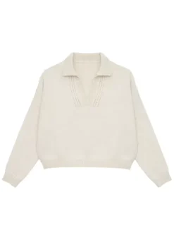 Pull Col Polo Ecru Malenae Sud Express