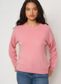 Pull Col Rond 100% Cachemire Blush Mapoue Sud Express