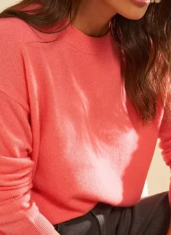 Pull Col Rond 100% Cachemire Lipstick Mapoue Sud Express