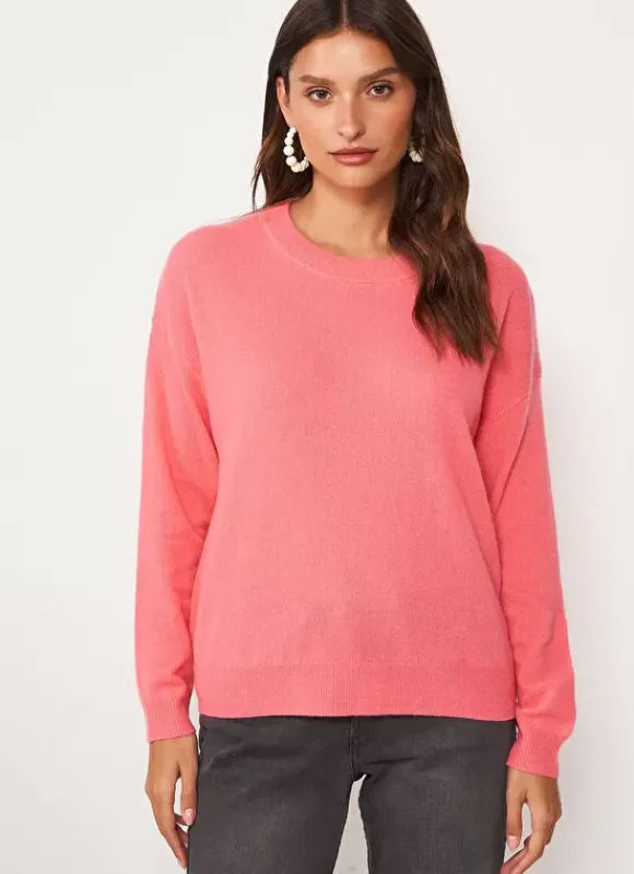 Pull Col Rond 100% Cachemire Lipstick Mapoue Sud Express