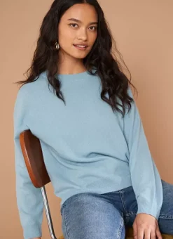 Pull Col Rond 100% Cachemire Orage Mapoue Sud Express