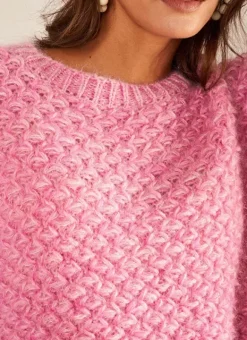 Pull Col Rond Rose Mozere Sud Express
