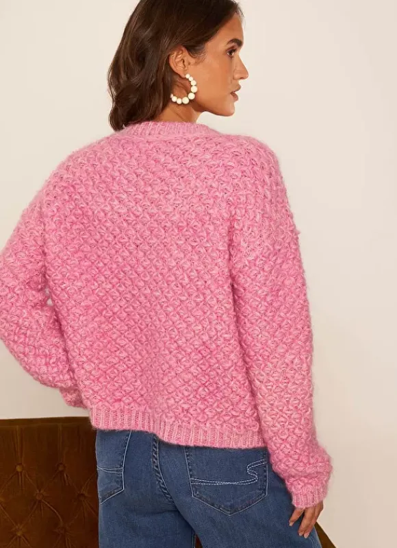 Pull Col Rond Rose Mozere Sud Express