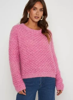 Pull Col Rond Rose Mozere Sud Express