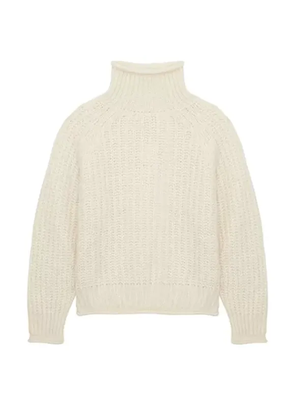 Pull Col Roule Ecru Mizabak Sud Express