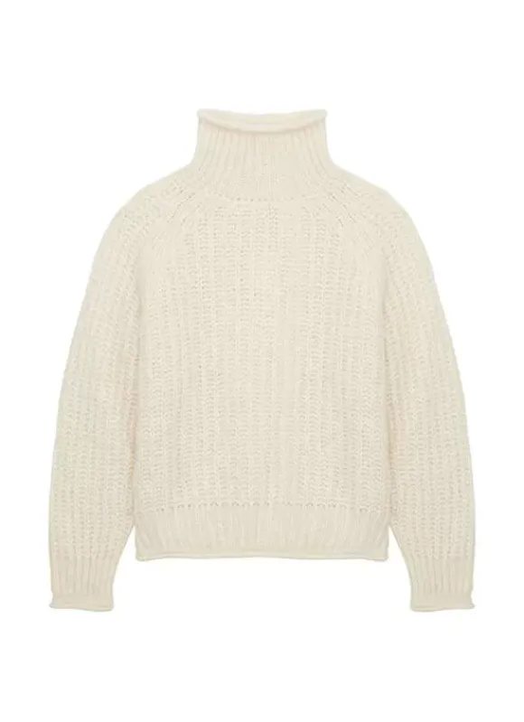 Pull Col Roule Ecru Mizabak Sud Express