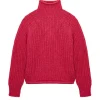 Pull Col Roule Framboise Mizabak Sud Express