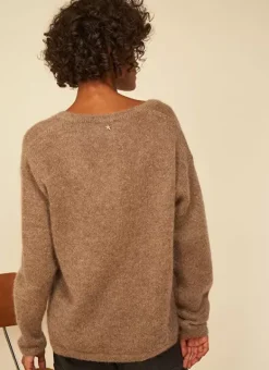 Pull Col V En Mohair Vison Mannakayx Sud Express