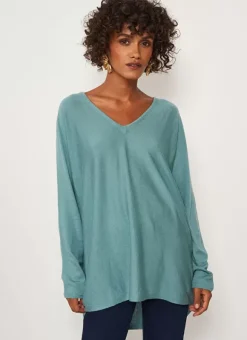 Pull Col V Sans Emmanchures Amande Maboutou Sud Express