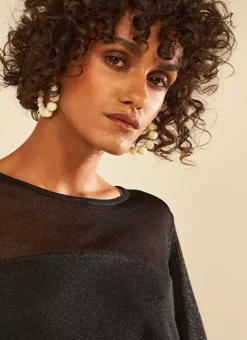 Pull Details Transparents Noir Mory Sud Express