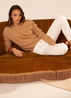 Pull Pur Cachemire Camel Monna Sud Express