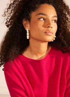Pull Pur Cachemire Framboise Monna Sud Express