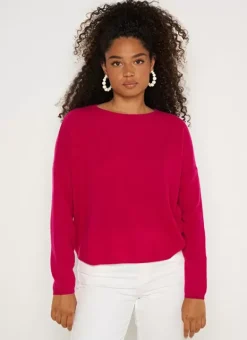 Pull Pur Cachemire Framboise Monna Sud Express