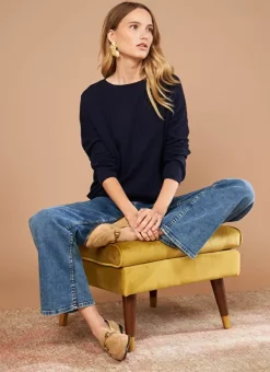 Pull Pur Cachemire Marine Monna Sud Express
