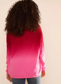 Pull Tie&Dye 100% Cachemire Framboise Monjack Sud Express