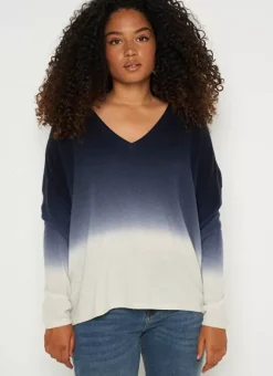 Pull Tie&Dye 100% Cachemire Marine Monjack Sud Express
