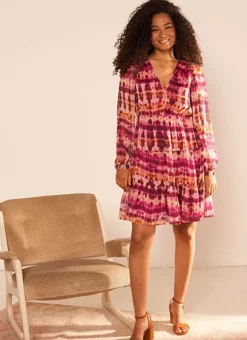 Robe Courte Imprimee Framboise Ralanque Sud Express