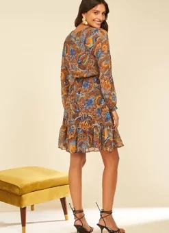 Robe Courte Imprimee Indigo Ragatha Sud Express