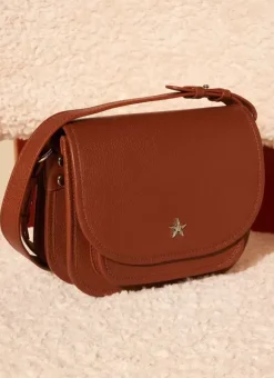 Sac Besace En Cuir Camel Suny Sud Express