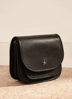 Sac Besace En Cuir Noir Suny Sud Express