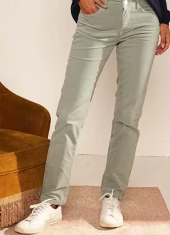 Slim En Velours Cotele Amande Pasha Sud Express