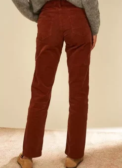 Slim En Velours Cotele Brique Pasha Sud Express