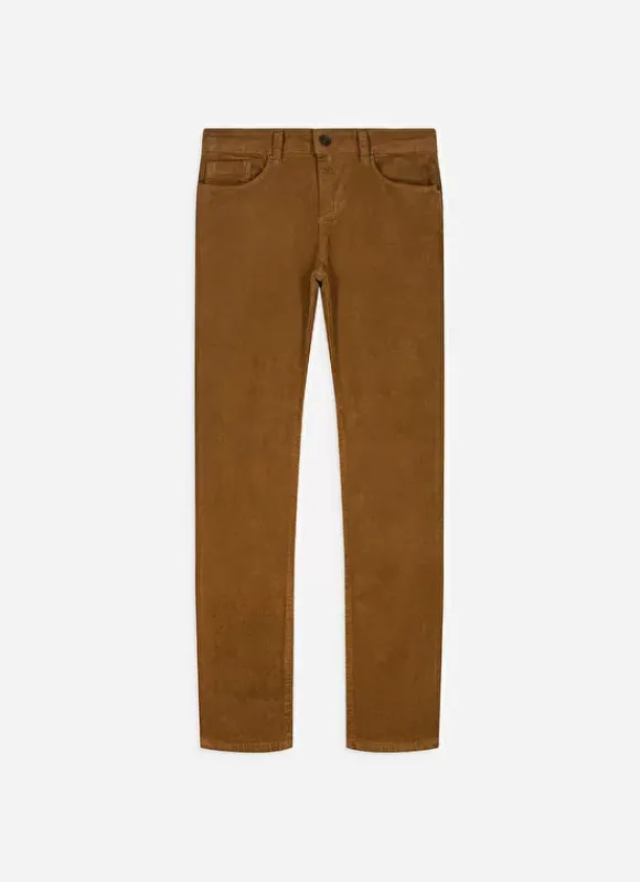 Slim En Velours Cotele Camel Pasha Sud Express