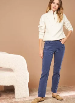 Slim En Velours Cotele Indigo Pasha Sud Express