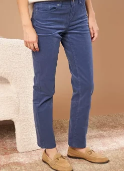 Slim En Velours Cotele Indigo Pasha Sud Express