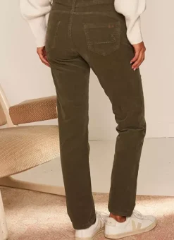 Slim En Velours Cotele Kaki Pasha Sud Express