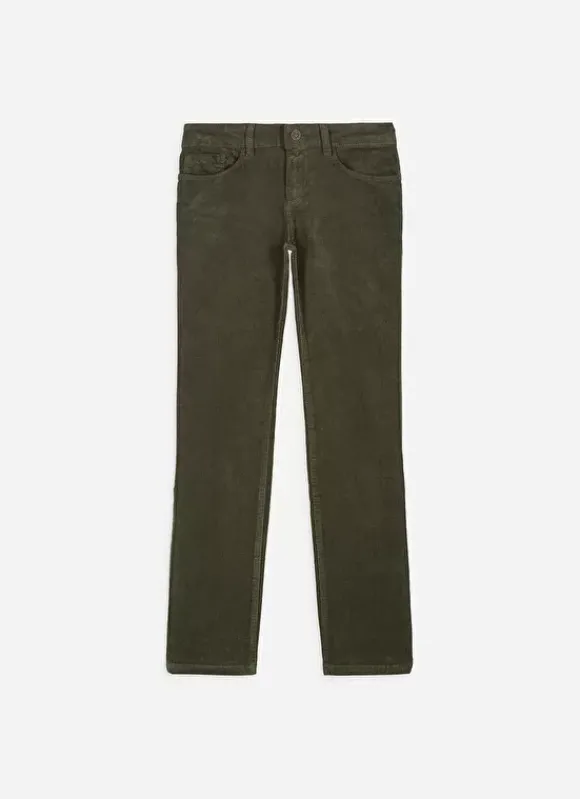 Slim En Velours Cotele Kaki Pasha Sud Express