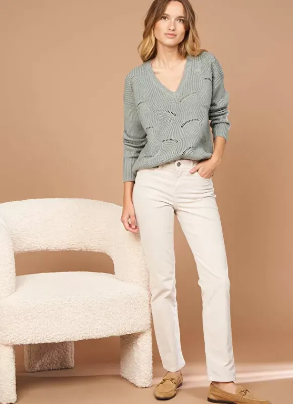 Slim En Velours Cotele Pierre Pasha Sud Express