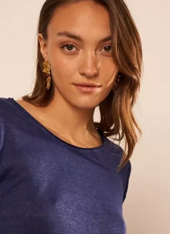 Tee-Shirt Col Rond Bleu Tonia Sud Express
