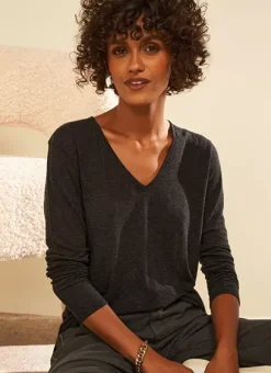 Tee-Shirt Manches Longues Noir Tassina Sud Express